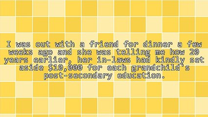 Wise Investment - Proceed With Caution When Saving for a Grandchild's Education