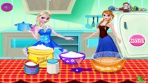Frozen Sisters Cooking Cake Game  - Frozen Video Games For Girls