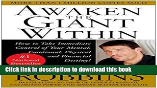 Read Awaken the Giant Within : How to Take Immediate Control of Your Mental, Emotional, Physical