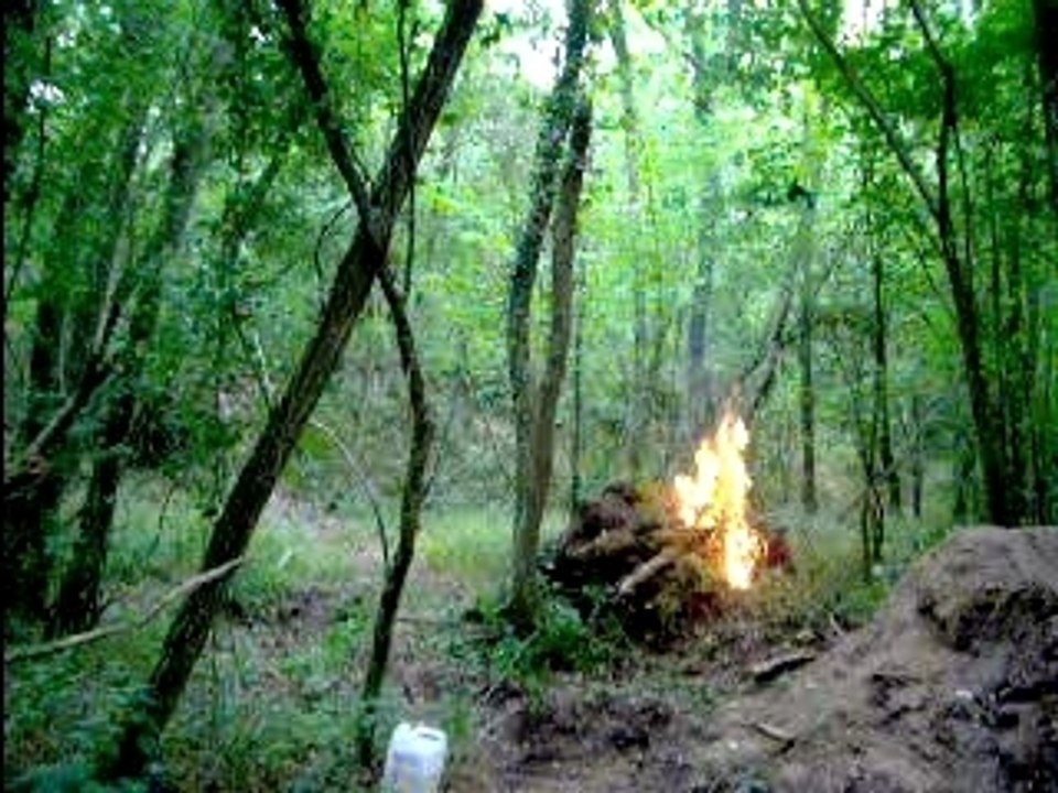 victor dans le feu