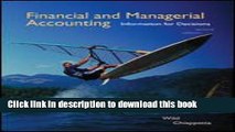 [Read PDF] Financial and Managerial Accounting: Information for Decisions Download Free