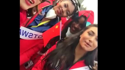 Miss Pakistan at the World Miss University 2016 pageant in China.