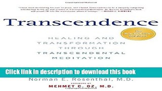 Download Transcendence: Healing and Transformation Through Transcendental Meditation PDF Online