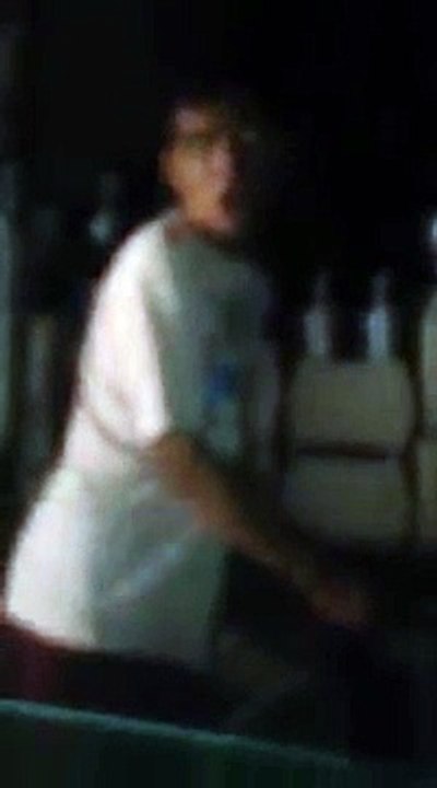 University road around 12am walking with an Empty Wheel chair