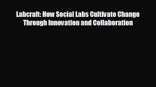 READ book Labcraft: How Social Labs Cultivate Change Through Innovation and Collaboration