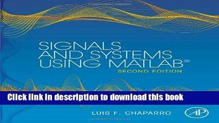 Read Signals and Systems using MATLAB Ebook Free