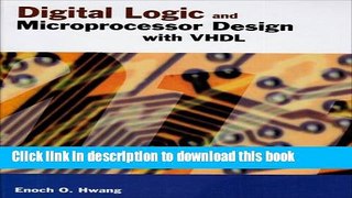 Read Digital Logic and Microprocessor Design with VHDL Ebook Free