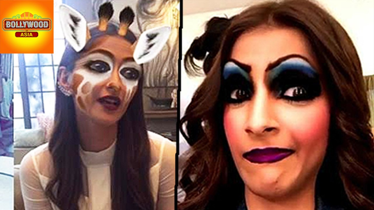 Sonam Kapoor's Hilarious Snapchat Filter | Unseen Picture | Bollywood Asia