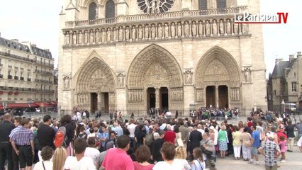 Download Video: Hommage au prêtre assassiné à Notre-Dame de Paris