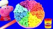PLAY Doh CAKE! - Peppa Pig Watch Make Lollipop rainbow playdoh toys for kidS