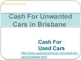 Cash For Unwanted Cars in Brisbane