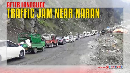 Naran Kaghan Traffic Jam After Landslide