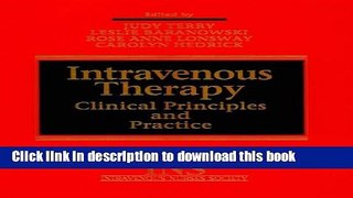 Read Intravenous Therapy: Clinical Principles and Practice Ebook Free