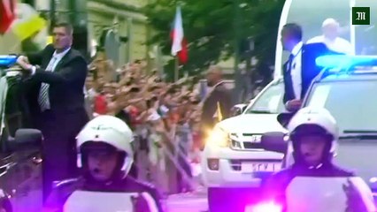 Le pape est arrivé aux Journées mondiales de la jeunesse