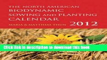 [PDF] The North American Biodynamic Sowing and Planting Calendar [Download] Full Ebook