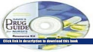 Read Davis s Drug Guide for Nurses Student Resource Kit CD Ebook Online