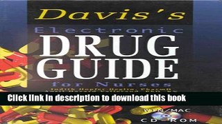 Read Davis s Electronic Drug Guide for Nurses CD-ROM (Windows) PDF Free
