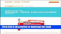 Download Drug Calculations - Elsevier eBook on Intel Education Study (Retail Access Card): Ratio