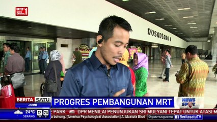 Pembangunan MRT Jakarta Tahap I Sudah 50 Persen