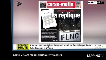 Corse : Le FLNC du 22 octobre menace Daesh et met en garde l'Etat Français (Vidéo)