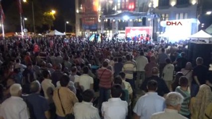 Ordu Başpehlivan Recep Kara Ordu?da Demokrasi Nöbetine Katıldı