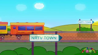 THE TRAIN ON THE TRACK - Nursery Rhymes TV. Toddler Kindergarten Preschool Songs