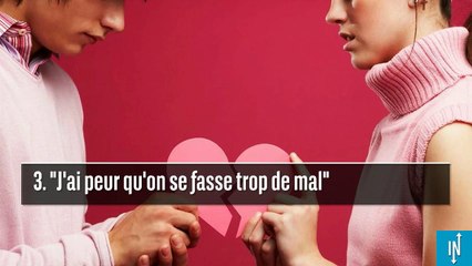 Les 10 pires excuses pour rompre avec quelqu'un