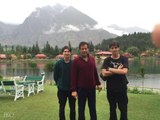 PTI Chairman Imran Khan's sons enjoying VIP Protocol