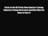 behold Crisis in the Oil Patch: How America's Energy Industry Is Being Destroyed and What