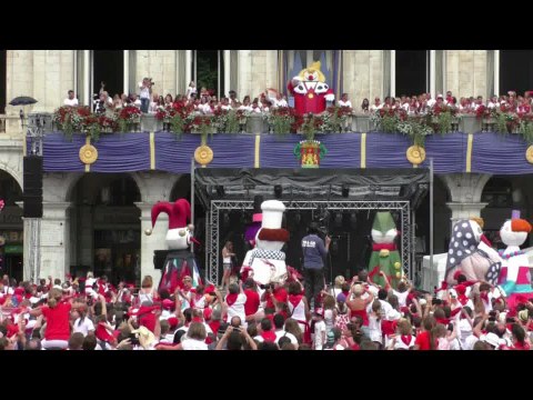 Le réveil du roi Léon aux Fêtes de Bayonne - jeudi 28 juillet