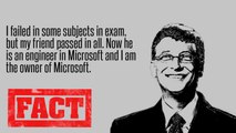 BILL GATES INSPIRING, UNKNOWN FACTS! MUST WATCH - FACTWACT