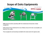 Dairy Equipments Supplier in India