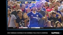 Cesc Fabregas coupable d'un tacle horrible face à Liverpool (vidéo)