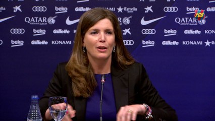 Vicepresident Susana Monje discusses FC Barcelona’s Economic balance of 2015/16 season