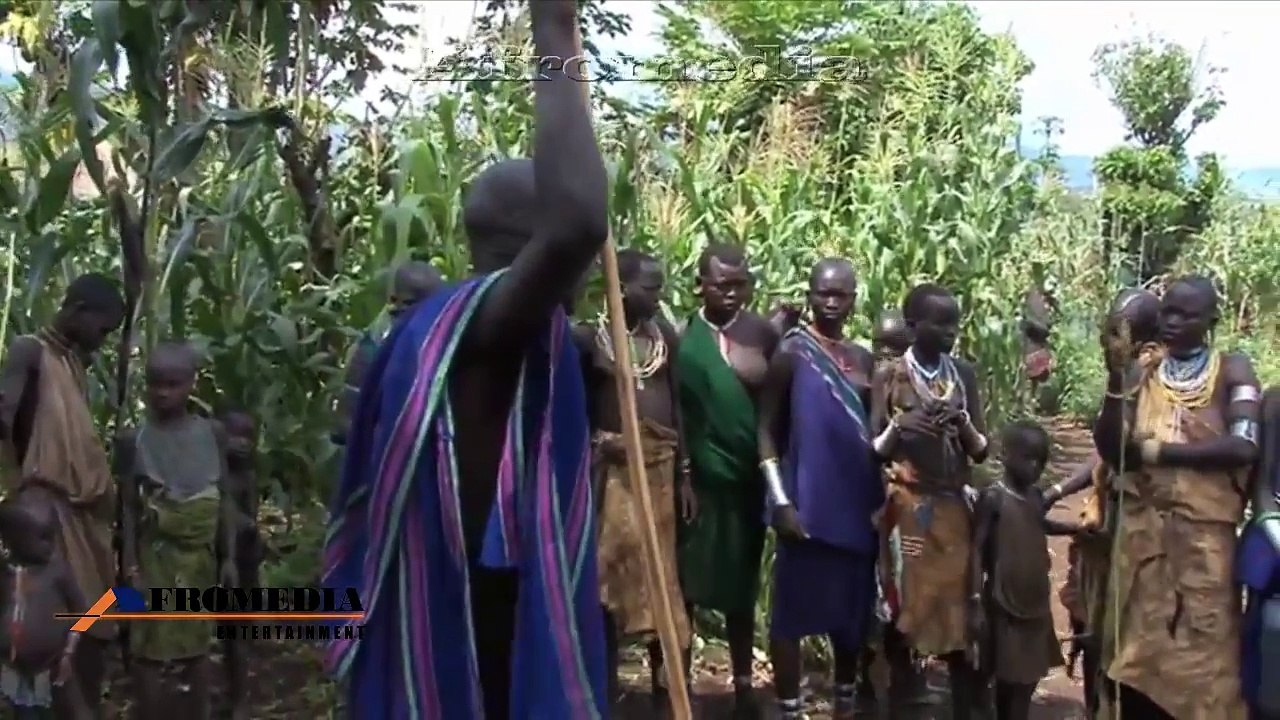 Surma Tribe Of Ethiopia - Before The Donga Stick Battle Rituals and Ceremony - (Lost Tribe)