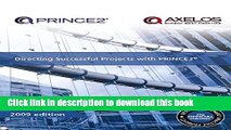 Read Directing Successful Projects with PRINCE2TM 2009 Edition Manual  Ebook Free