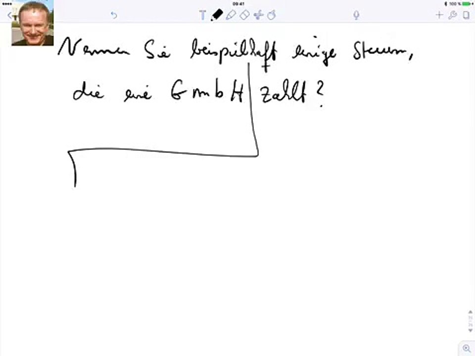 Nennen Sie beispielhaft einige Steuern, die eine GmbH zahlt!