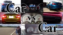 Ford Mustang GT 5.0 vs Dodge Chellenger Scat Pack - Acceleration 0-140mph & Exhaust Sound