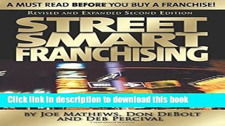 Read Street Smart Franchising  Ebook Free