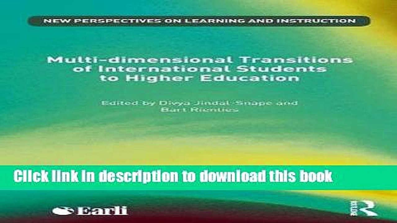 Download Multi-dimensional Transitions of International Students to Higher Education (New