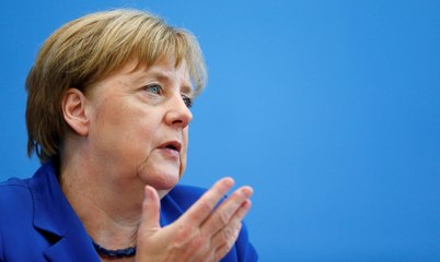 Angela Merkel habla de los refugiados