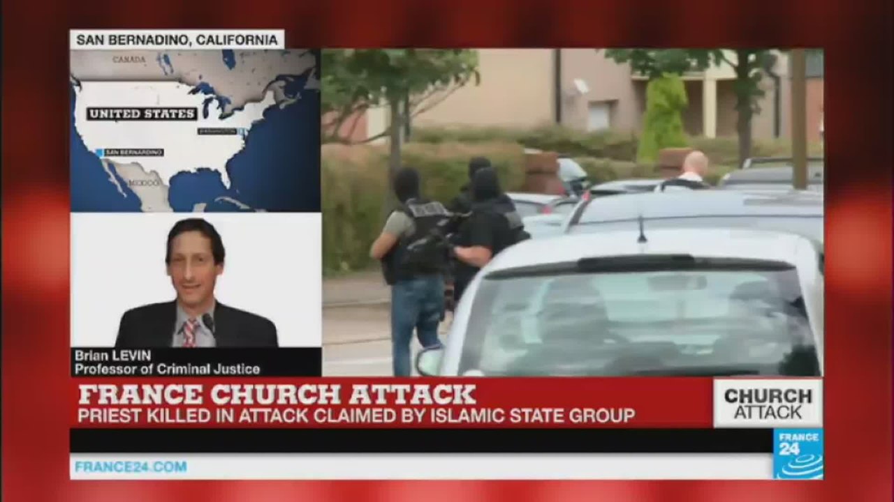 France Church attack: First attack by 'IS' group against a church in the West