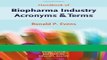 Download Handbook Of Biopharma Industry Acronyms     Terms Ebook Free