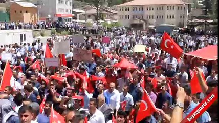 Şırnak'ta Jirki aşireti darbeye karşı sokağa indi