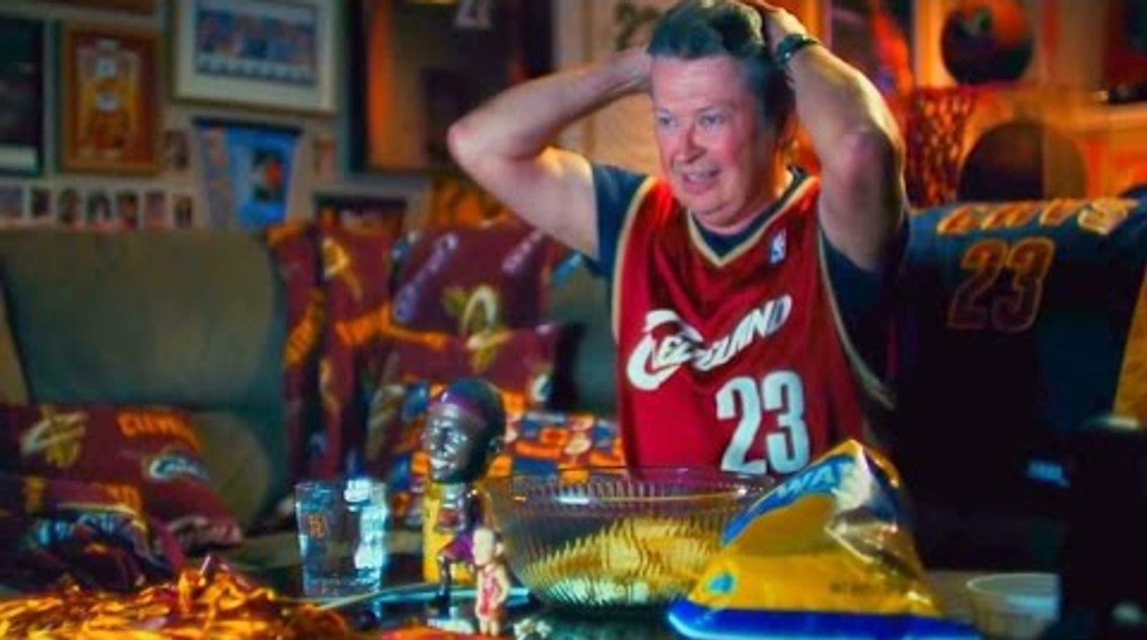 Anxious basketball fans holding their breath