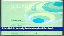 Read Instrumental Enrichment: An Intervention Program for Cognitive Modifiability  PDF Free