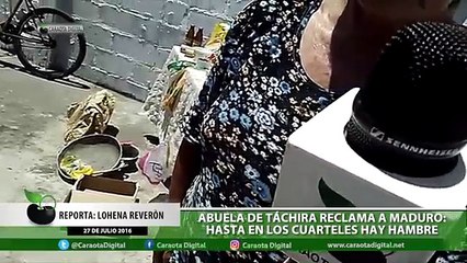 Este fue el mensaje que le envió una señora en Táchira a Nicolás Maduro