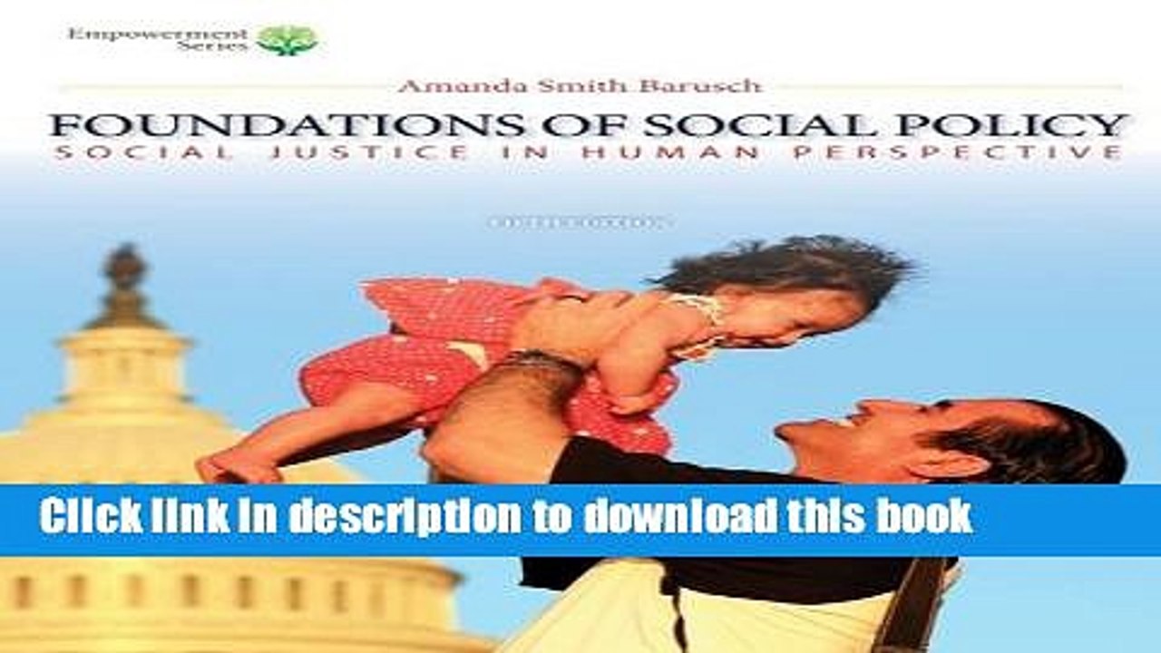 Read Brooks/Cole Empowerment Series: Foundations of Social Policy (with CourseMate Printed Access