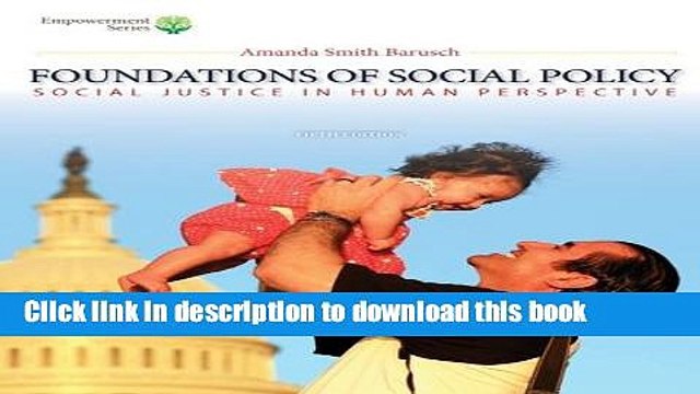Read Brooks/Cole Empowerment Series: Foundations of Social Policy (with CourseMate Printed Access