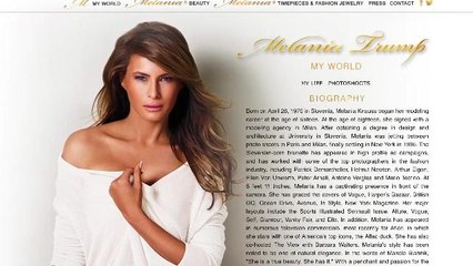 Melania Trump’s Website Mysteriously Disappears Off the Internet